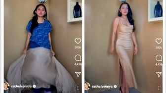 Rachel Vennya Bikin Video Transisi Pakai Dress, Warganet: Ga Keliatan Ibu Anak 2