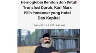 Viral Karl Mark Pilih Pendonor yang Hafal Das Kapital, Sindiran Buat Ustaz Yusuf Mansur?