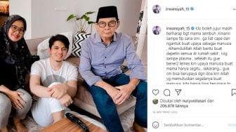 Ibunda Positif Covid-19, Irwansyah Lemas Sampai Jatuh Bangun Cari Rumah Sakit