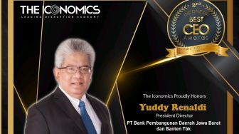 Dirut Bank bjb Yuddy Renaldi Raih Penghargaan CEO Terbaik BPD di Indonesia