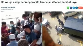 Heboh Kabar Warga Bekasi Dirantai saat Mau Sholat Ied, Mereka Dikerangkeng, Cek Faktanya