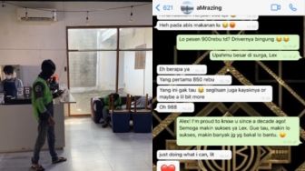 Viral Selebtwit Borong Makanan di Cafe Teman, Semua Pesanan Dibagi ke Driver Ojol