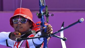 Tim Panahan Indonesia Terhenti di 16 Besar Beregu Putra Olimpiade Tokyo