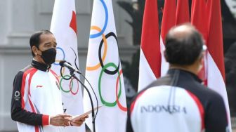 Jokowi Ucapkan Selamat kepada Windy Cantika Peraih Medali Pertama di Olimpiade Tokyo 2020