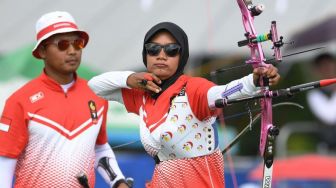 Olimpiade Tokyo: Kalahkan AS, Panahan Indonesia ke Perempat Final Beregu Campuran