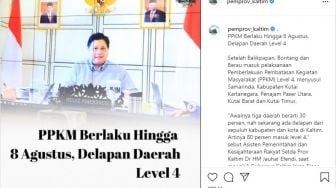 PPKM Berlaku Hingga 8 Agustus, 8 Daerah di Kaltim Level 4