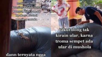 Ditonton 2,6 Juta Kali Viral Tokek Muncul dari Jok Motor, Netizen Terjungkal Kaget