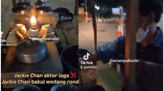 Viral! Penjual Wedang Ronde di Solo Disebut Mirip Jackie Chan, Ini Sosoknya