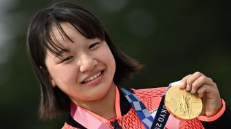 Berusia 13 Tahun, Momiji Nishiya Sukses Rebut Medali Emas Olimpiade Tokyo