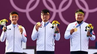 Sabet Emas Nomor Beregu Putra, Tim Panahan Korea Selatan Belum Terkalahkan di Olimpiade