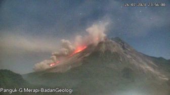 19 Kali Luncuran Lava Merapi dalam 30 Jam, Jarak Maksimal 2 Kilometer