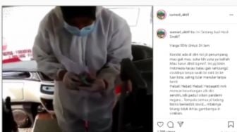 Heboh Video Orang Pakai Hazmat Jual Hasil Swab di Bus Padang-Bukittinggi