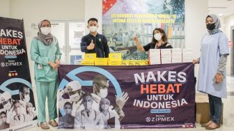 Zipmex Indonesia Bagikan 3.000 Makanan Siap Santap di Wisma Atlet