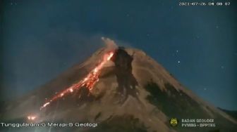 23 Kali Guguran Lava Merapi Dimuntahkan Dalam 24 Jam Terakhir, Jarak Terjauh 2 Km