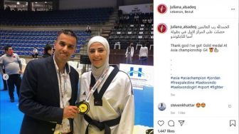 Julyana Al-Sadeq, Atlet Taekwondo Asal Yordania yang Mirip Lady Gaga