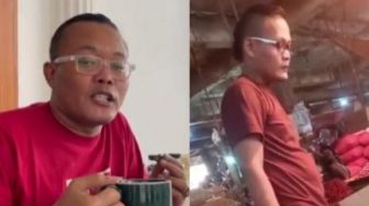 Mirip Abis! Intip 3 Potret Pedagang Bawang di Pasar yang Disebut Kembaran Sule