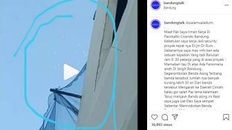 Viral Video Penampakan Benda Misterius di Langit Kota Bandung, Ini Kata LAPAN