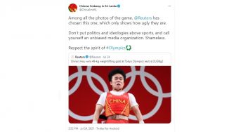 Dianggap Pakai Foto Jelek saat Wartakan Olimpiade 2020 , China Kecam Media Barat