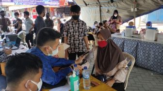3 Pedagang & Pengunjung Pasar Rangkasbitung Positif Covid-19 saat Vaksinasi