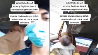 Heboh Bayi Lahir di Mobil Taksi Online, Sopir Beberkan Kronologi Lengkapnya