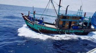 KKP Tangkap Kapal Pencurian Ikan Myanmar di Perairan Selat Malaka