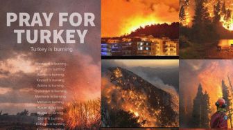 Kebakaran Hutan di Turki, Tagar #PrayForTurkey Bergema di Jagat Maya