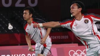 Pasangan Ahsan/Hendra 'The Daddies' Gugur di Semifinal, Kalah 2 Gim