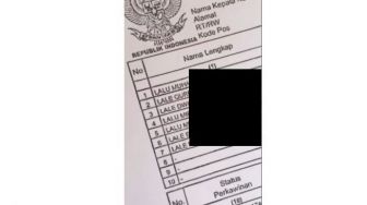 Viral! Nama Semua Anggota Keluarga di KK ini Sama