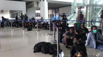 Antrean Panjang Vaksin Covid-19 di Bandara Balikpapan, Ini Kata Angkasa Pura