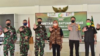 Perkuat Sinergitas dikala Pandemi, Pemkab Bogor Gaet TNI AL