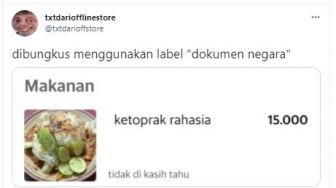 Warung Ini Jual Ketoprak Rahasia, Publik Syok Pas Lihat Rincian di Dalamnya