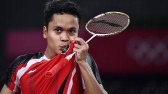 Olimpiade Tokyo: Kalahkan Wakil Denmark, Anthony Ginting Melesat ke Semifinal