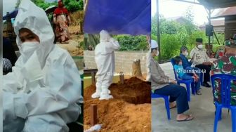 Bocah Adzan di Makam Orangtuanya yang Wafat Akibat Covid-19 Dapat Santunan dari Jokowi