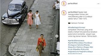 Viral Potret Lawas Surabaya Tahun 1960-1970, Fashion Warga Dipuji Habis-habisan