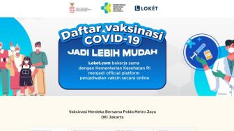 Link Daftar Vaksinasi COVID-19 Gratis untuk Umum di vaksin.loket.com