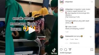 Viral! Emak-emak Berkerudung Bawa Motor Masuk UGD Antar Orang Sakit di Situbondo