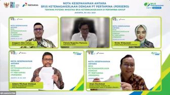 BPJS Ketenagakerjaan dan Pertamina Bekerja Sama Dukung Perekonomian Nasional