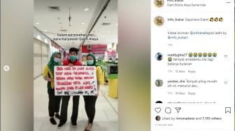 Resmi Ditutup, Salam Perpisahan Dari Karyawan Gerai Giant Viral