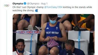 Tom Daley, Atlet yang Hobi Merajut Beri Hasil Karyanya pada Atlet Malaysia