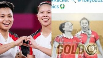 Harusnya Greysia-Apriyani, Akun BWF Kasih Selamat Ganda China Raih Emas Olimpiade Tokyo