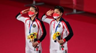 Selamat! Greysia/Apriyani Sumbang Emas Pertama untuk Indonesia di Olimpiade Tokyo