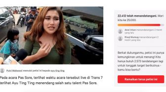 Wow! Petisi Blacklist Ayu Ting Ting Tembus 22 Ribu, Warganet: Tajir Boleh, Tapi Jangan Arogan