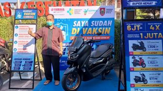 Vaksinasi Bersama Yamaha di Jawa Tengah, Bisa Bergaya Potret Wefie