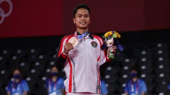 Perunggu Anthony Jadi Penutup Manis Penampilan Indonesia di Olimpiade Tokyo 2020