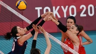 Singkirkan Turki, Tim Voli Putri Korsel Maju ke Semifinal Olimpiade Tokyo