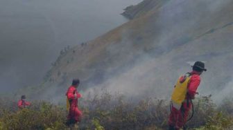 25 Hektare Lahan di Samosir Sumut Terbakar