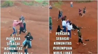 Viral Rekaman Perkelahian Antar Gadis Remaja di Tanah Merah Depok