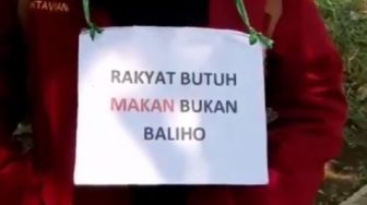 Marak Baliho Capres, Mahasiswa: Rakyat Butuh Makan, Bukan Baliho!