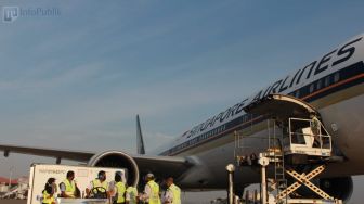 Area Loading Dock Terminal 3 Bandara Soetta Banjir, Ganggu Penerbangan?