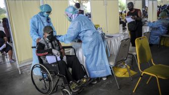 Vaksinasi Covid-19 bagi Penyandang Disabilitas di Kabupaten Bandung